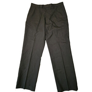 Michael Kors Mens Dress Pants 36x32 Black Classic Fit Lightweight Wool Slacks